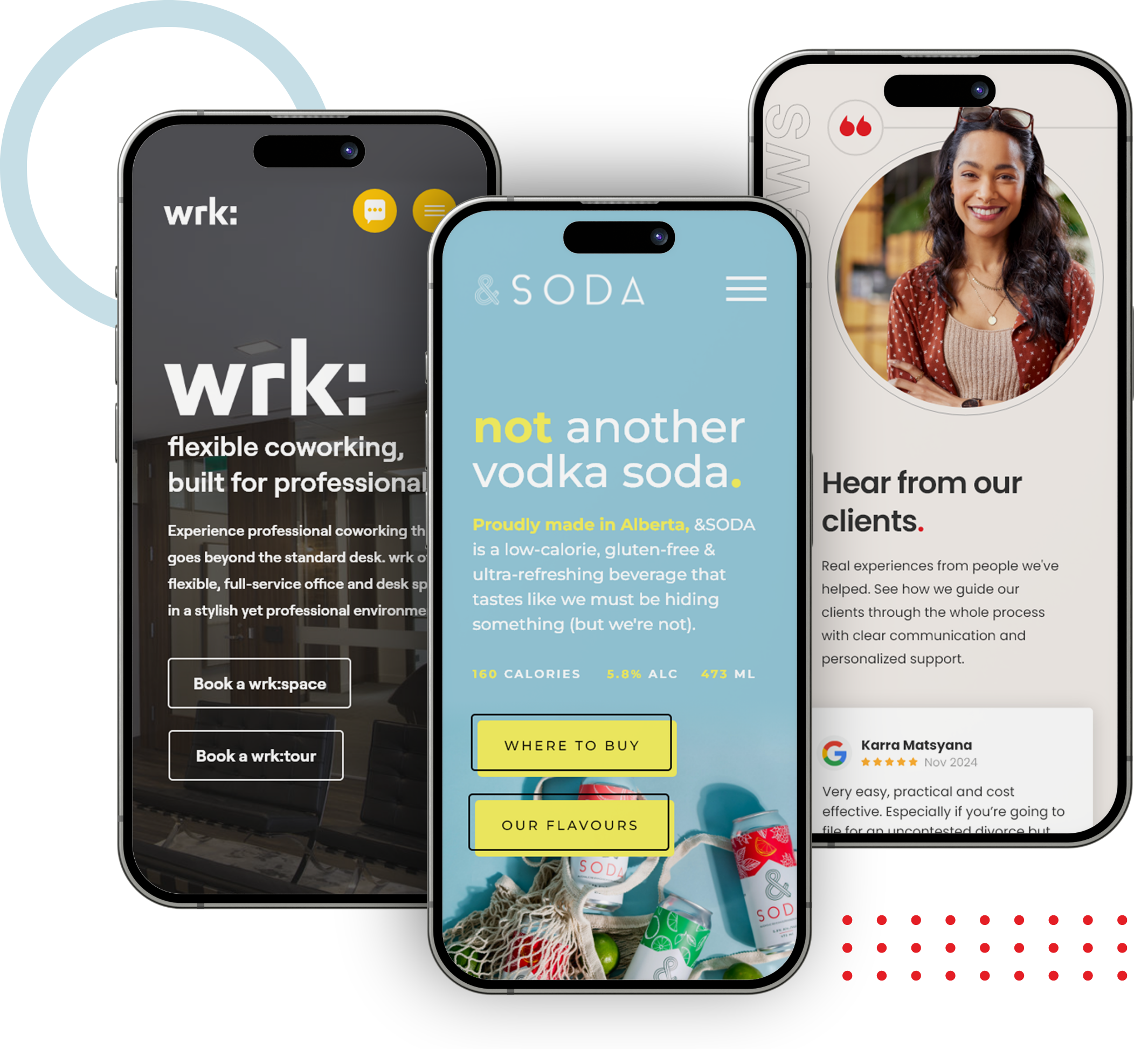 Selected UX and digital design work